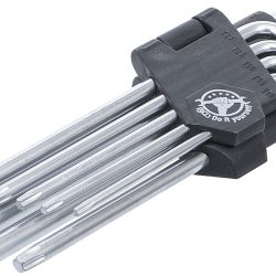 L-Type Wrench Set | long | T-Star (for Torx) T10 - T50 | 9 pcs.