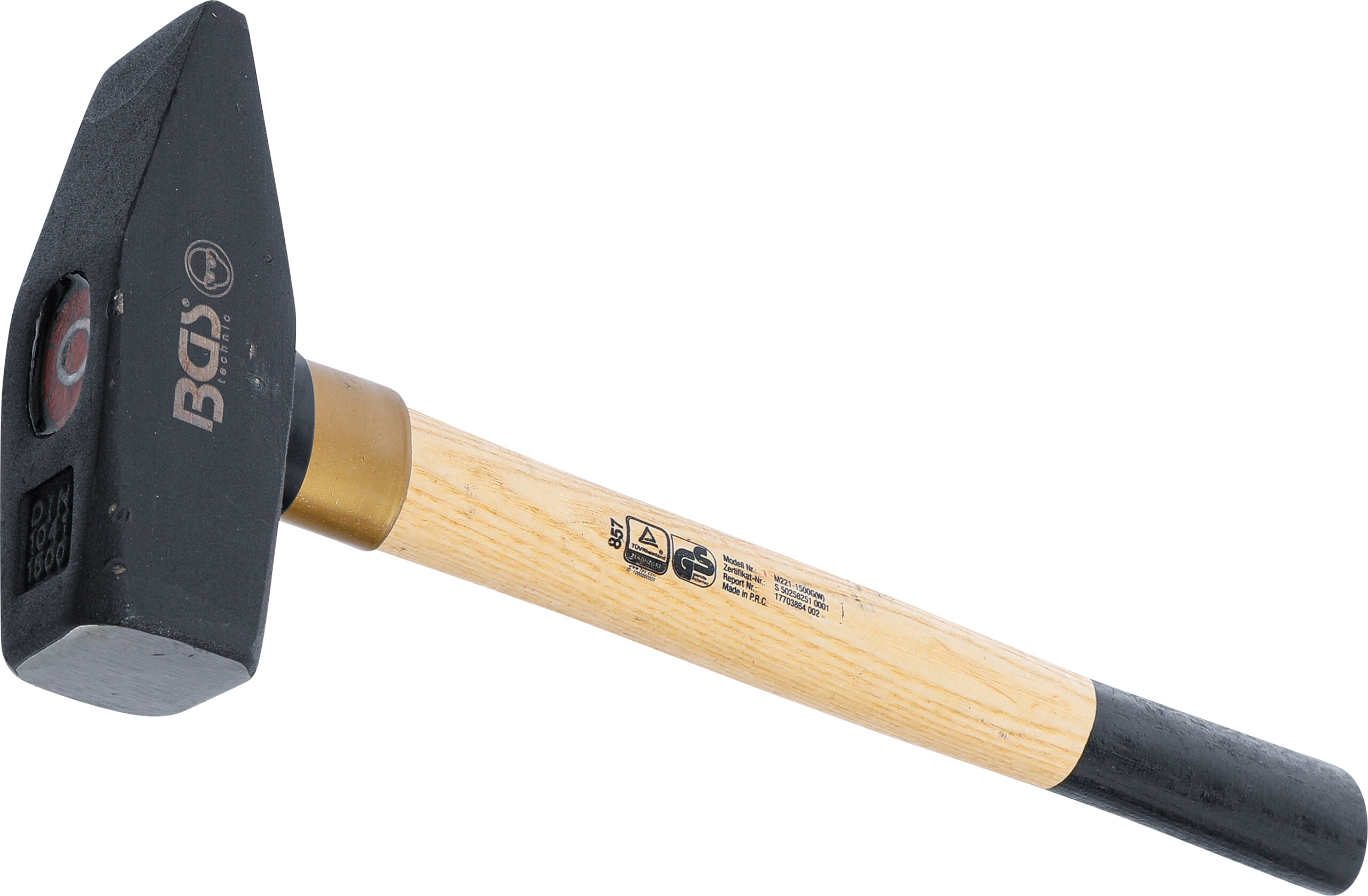 Machinist's Hammer | Wooden Handle | DIN 1041 | 1500 g