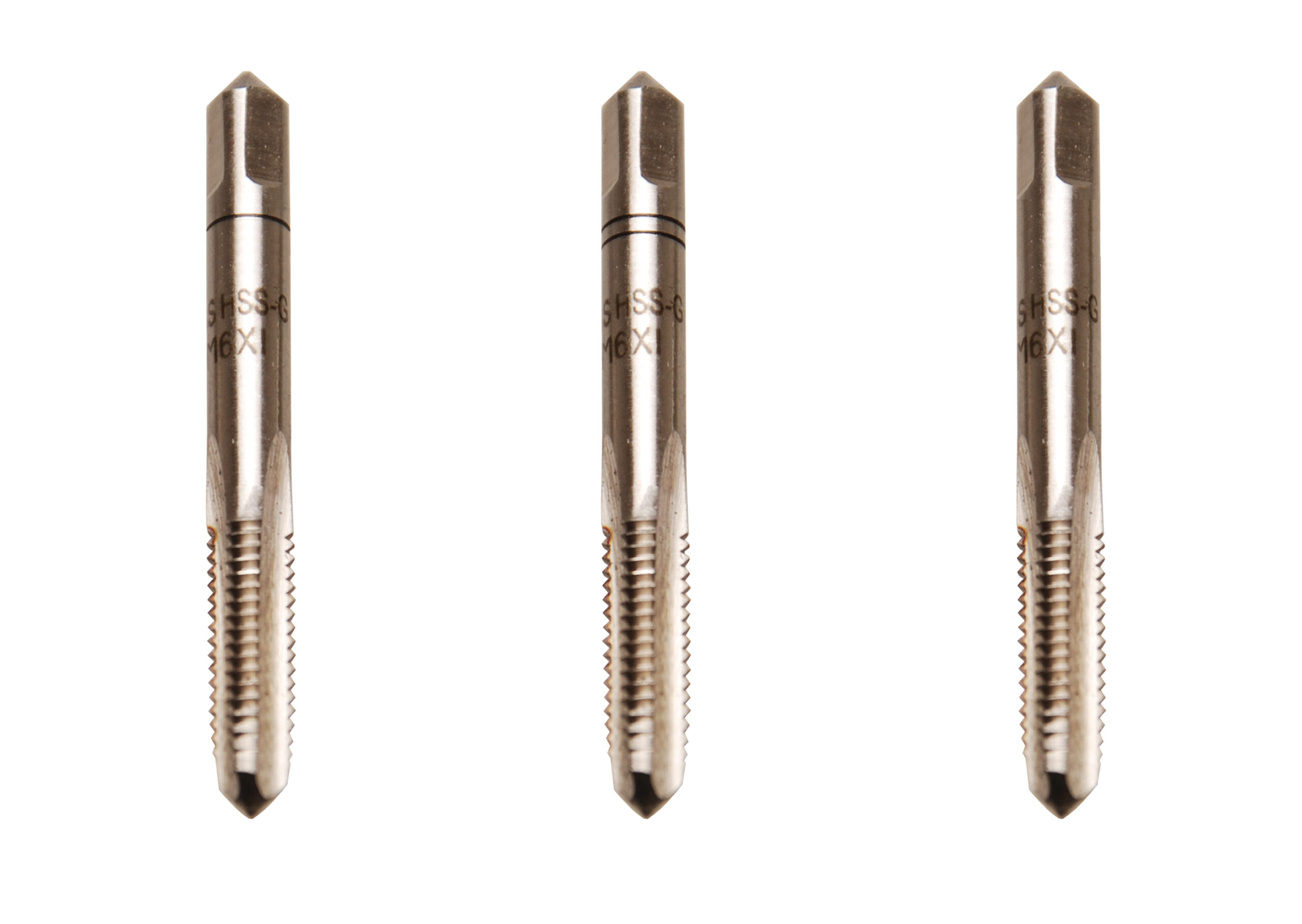 Tap Set | Starter, Plug, Bottoming Tap | HSS-G | M6 x 1.0 | 3 pcs.