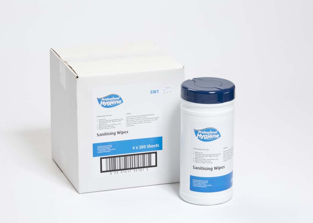 Sanitising Wet Wipes 20 x 20 Tube